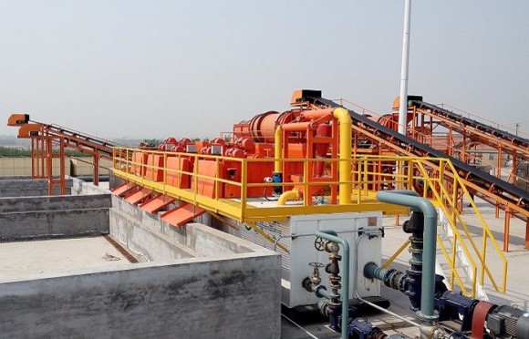 河道淤泥多級篩分系統(tǒng) 河道淤泥多級篩分系統(tǒng)