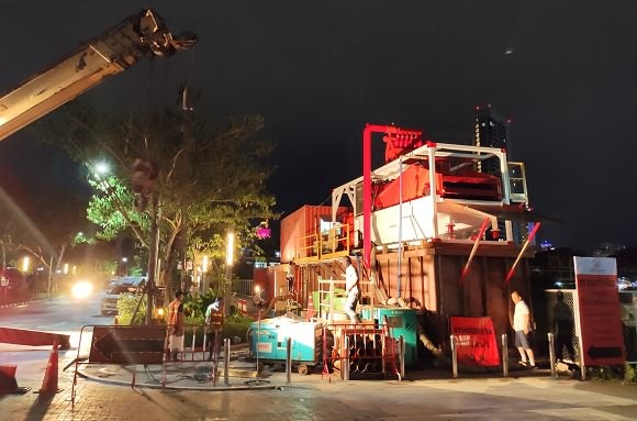 正道能源泥水分離設備現(xiàn)場